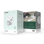 آداپتور و چندراهی برق چندکاره گرین لاین مدل Multiport Travel Adapter EU 4W