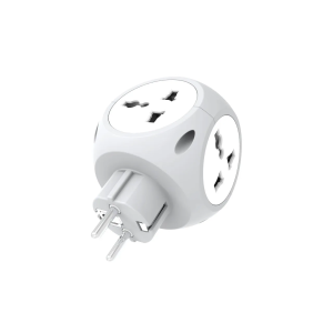 آداپتور و چندراهی برق چندکاره گرین لاین مدل Multiport Travel Adapter EU 4W
