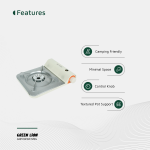 اجاق گاز مسافرتی گرین لاین مدل GNP35KWSTV ظرفیت ۳.۵ کیلووات