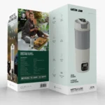 کتری برقی 600 میلی‌لیتری مدل Kettle & Go سفید برند گرین لاین