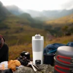 کتری برقی 600 میلی‌لیتری مدل Kettle & Go سفید برند گرین لاین