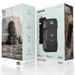 پاوربانک خورشیدی گرین مدل GNSOL5PN20 ظرفیت ۲۰۰۰۰ میلی‌آمپر با ۵ پنل