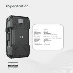 پاوربانک خورشیدی گرین مدل GNSOL5PN20 ظرفیت ۲۰۰۰۰ میلی‌آمپر با ۵ پنل