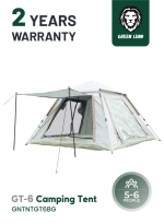 چادر مسافرتی گرین لاین مدل GT-6 ظرفیت ۶ نفر – مقاوم، جادار و ضدآب