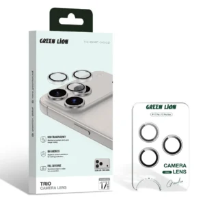لنز محافظ دوربین تریو آیفون 17 پرو و 17 پرو مکس مدل GNTROCL17PMCL گرین‌لاین