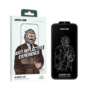 محافظ صفحه شفاف آیفون 16 پرو مکس مدل Albert AR گرین لاین