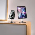 استند رومیزی چرخشی سه‌محوره مناسب گوشی و تبلت مدل M6 گرین لاین