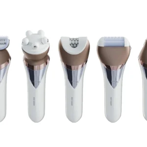 ست اپیلاتور ۵ کاره بدون سیم گرین لاین مدل 280 موتور DC - سفید