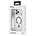 کاور شفاف 17 پرو مکس مدل Coral Delgado MagSafe گرین لاین