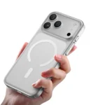 کاور شفاف مات iPhone 17 Pro مدل Delgado Matte MagSafe گرین لاین