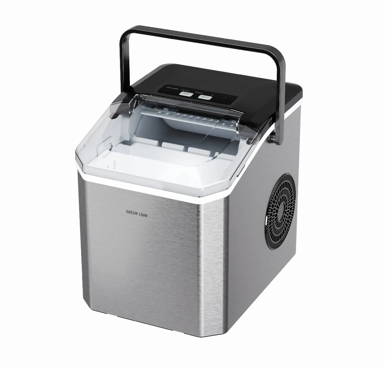 GNICEC7MKEGY-9575 یخساز رومیزی استیل مدل Instant Ice Mate 1.5L گرین لاین