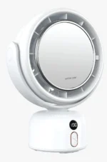 آینه آرایشی LED با فن چندسرعته مدل Makeup Mirror Fan گرین لاین