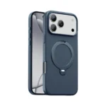 کاور چرمی آیفون 17 پرومکس مدل MagSafe Minster گرین لاین