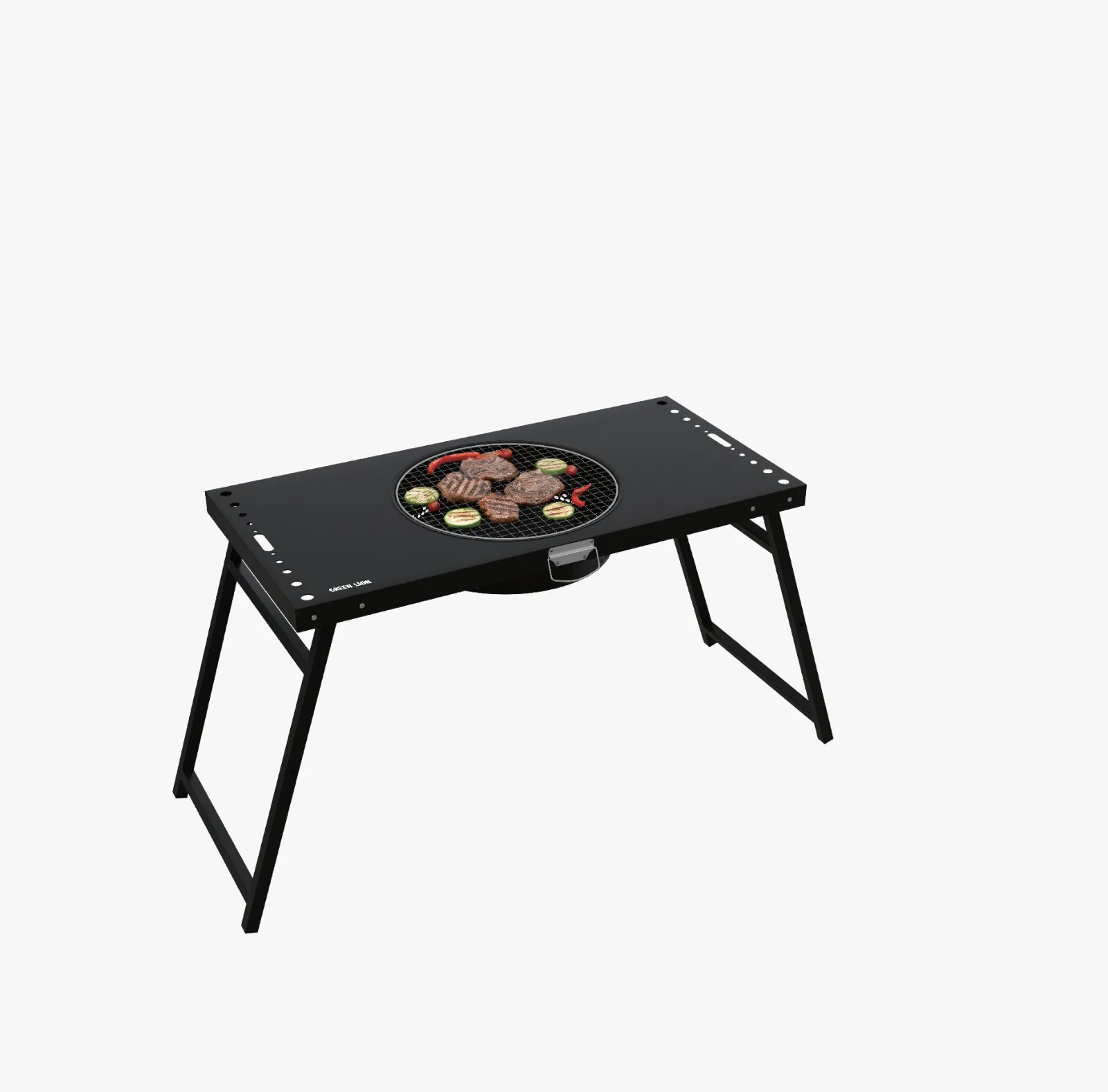 GNPOBBQTBK-8768 میز باربیکیو کمپینگ قابل حمل مدل Portable BBQ گرین لاین