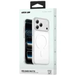 کاور شفاف مات iPhone 17 Pro مدل Delgado Matte MagSafe گرین لاین