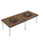 ست میز باربیکیو و گریل مدل Fold Grill Mate چوبی گرین لاین