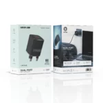 شارژر دیواری دو پورت USB-A مدل Dual Port UK Plug گرین لاین