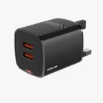 شارژر دیواری دو پورت USB-A مدل Dual Port UK Plug گرین لاین