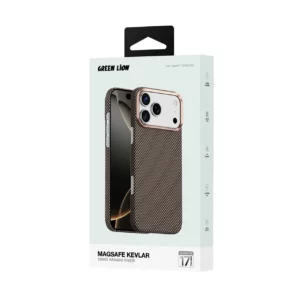کاور گوشی iPhone 17 Pro Max مدل MagSafe Kevlar گرین لاین