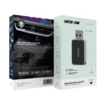 دانگل بی‌سیم CarPlay و Android Auto خودرو مدل Mini Wireless Adapter گرین لاین