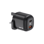 شارژر دیواری GaN دو پورت USB‑C و USB‑A مدل Q-Series PD35W گرین لاین