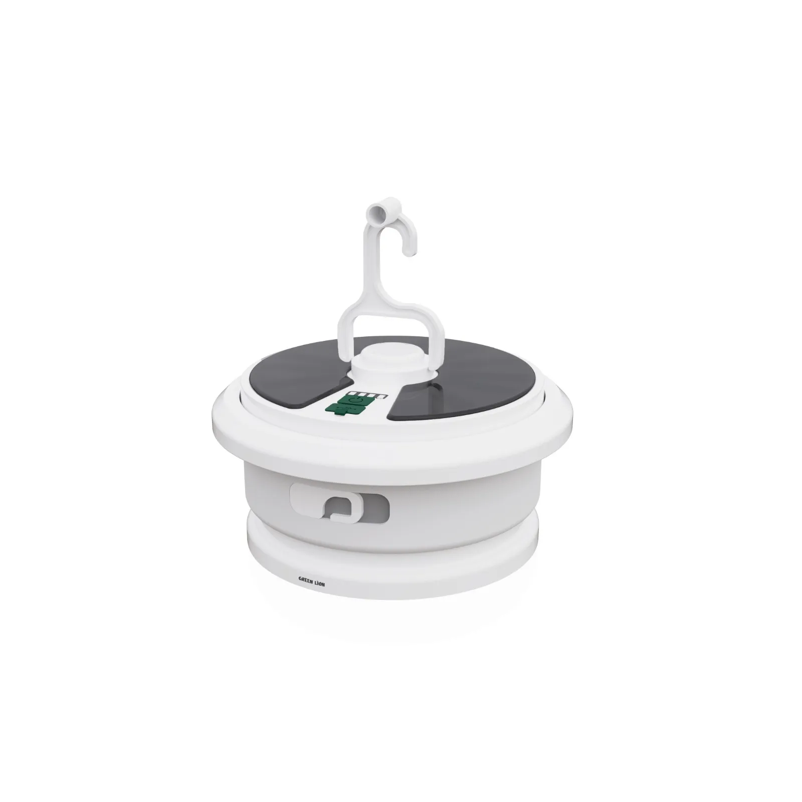 GNSOLCMLGTWH-1022 چراغ کمپینگ خورشیدی LED مدل Lumex 500LM گرین لاین با ریسه نوری