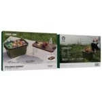 سبد تاشو چندمنظوره مدل Folding Basket With Built-In Table گرین لاین