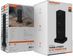 چندراهی برق سه‌طبقه 12 پورت مدل PD & Quick Charge 3.0 پورودو