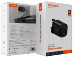 شارژر دیواری فست شارژ دو پورت مدل GaN PD45W پورودو