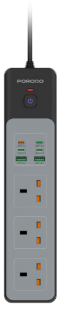 PDFWCH052BK چندراهی برق چندمنظوره 3AC مدل Power Strip 3000W پرودو