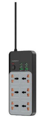 چندراهی برق 6AC و 6USB مدل 3000W Universal پرودو