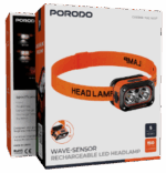 چراغ پیشانی شارژی مدل Wave Sensor پورودو