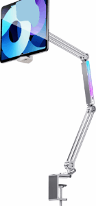 پایه نگهدارنده رومیزی آلومینیومی چند مفصله مدل Multi-Joint با نور RGB پورودو