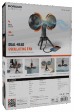 فن پرتابل دو سر چرخان مدل Dual-Head Oscillating پورودو لایف‌استایل