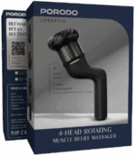 ماساژور عضلات چرخشی Porodo Lifestyle مدل 4-Head Rotating پورودو