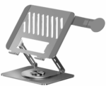 پایه لپ‌تاپ تاشو ۳۶۰ درجه Laptop Stand مدل Foldable 360 Dual‑Use پورودو