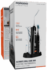 ست مسواک برقی و واترجت دندان Porodo Lifestyle مدل Ultimate Oral Care Duo پورودو