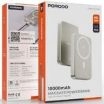 پاوربانک مغناطیسی 10000mAh مدل MagSafe پورودو