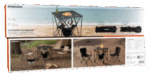 میز کمپینگ تاشو فضای‌باز Outdoor Companion مدل Foldable Camping Table پرودو
