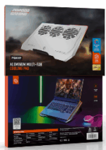 پایه خنک‌کننده آلومینیومی لپ‌تاپ 17 اینچ مدل Multi‑Fan Gaming پورودو