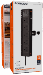 چندراهی برق چندپورته UK Plug مدل VoltGuard پرودو