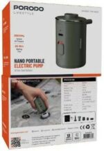 پمپ باد برقی قابل حمل فوق‌فشرده Nano Portable Electric Pump مدل Nano پورودو لایف‌استایل