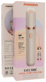 اپیلاتور صورت پلاستیکی مدل Electric Facial Hair Epilator پرودو