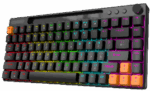 کیبورد گیمینگ مکانیکی نورپردازی چندحالته 84 Keys مدل SNK Red پورودو