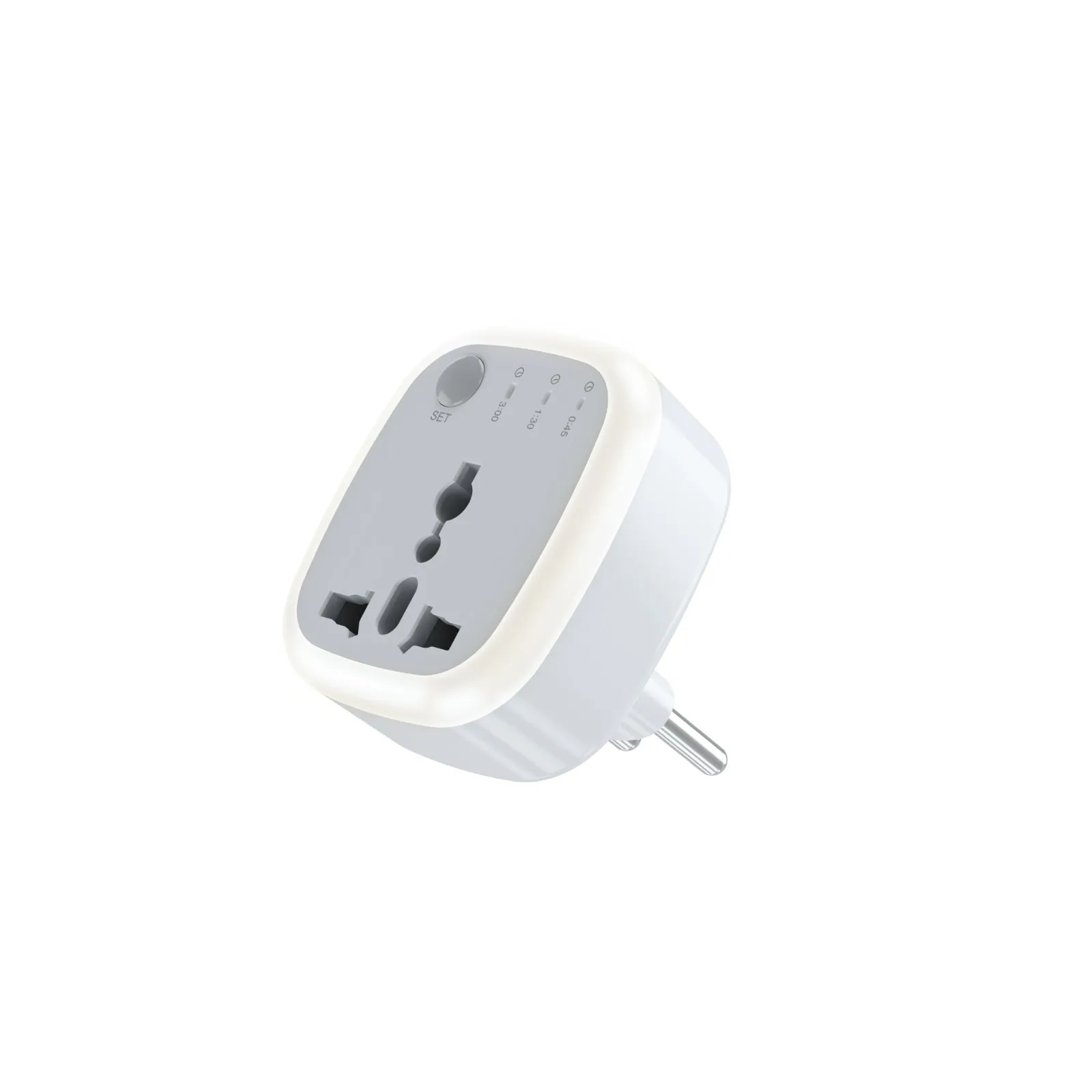 GNUSTMEUWH-9247 تبدیل دوشاخه تایمردار چراغدار Universal مدل Timer Function الایدی گرین لاین
