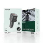 شارژر فندکی دو پورت خودرو مدل Dual Volt 60W گرین لاین
