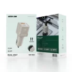 شارژر فندکی دو پورت خودرو مدل Dual Volt 60W گرین لاین