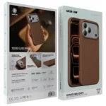 قاب گوشی بافتی iPhone 17 Pro Max مدل WOVEN MagSafe گرین لاین