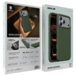 قاب گوشی بافتی iPhone 17 Pro Max مدل WOVEN MagSafe گرین لاین
